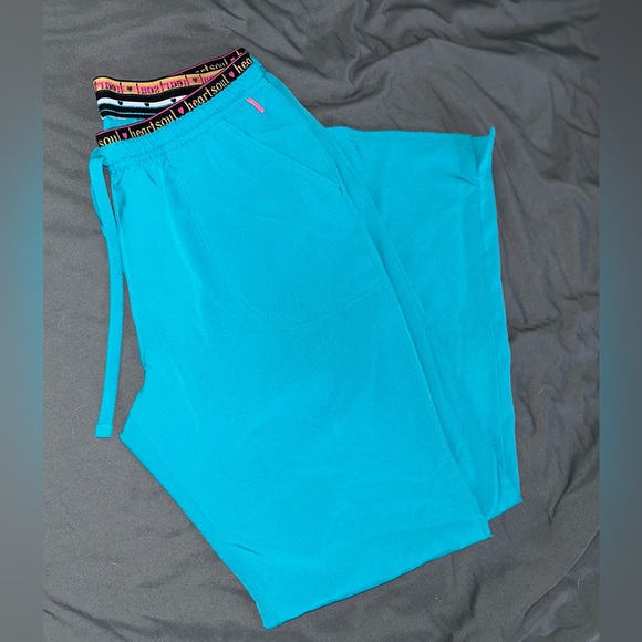 Set of Turquoise HeartSoul Scrubs - Picture 3 of 3